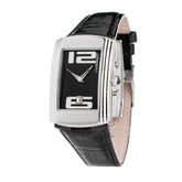 Chronotech Black Leather Watch -   -  Chronotech.